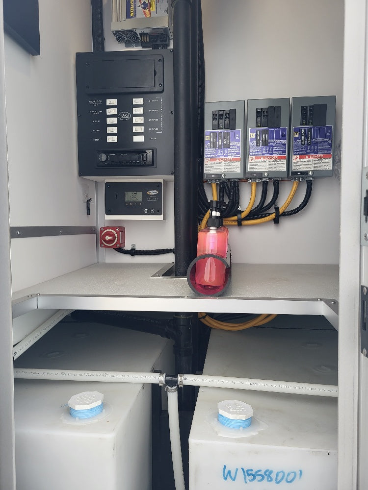 4 Stall 4 Sink Solar Suite Trailer