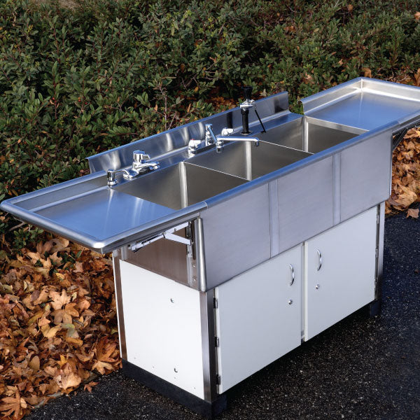 3 Basin Hot and Cold Propane Sink